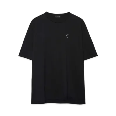 LAD MUSICIAN PERMANENT ROCKER EMBROIDERY T "BLACK"