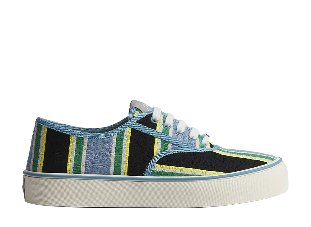 Dior Dioriviera Dior Saltwind Sneaker Dior Oblique Sun Stripes Jacquard "Blue/Green"