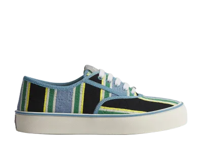 Dior Dioriviera Dior Saltwind Sneaker Dior Oblique Sun Stripes Jacquard "Blue/Green"