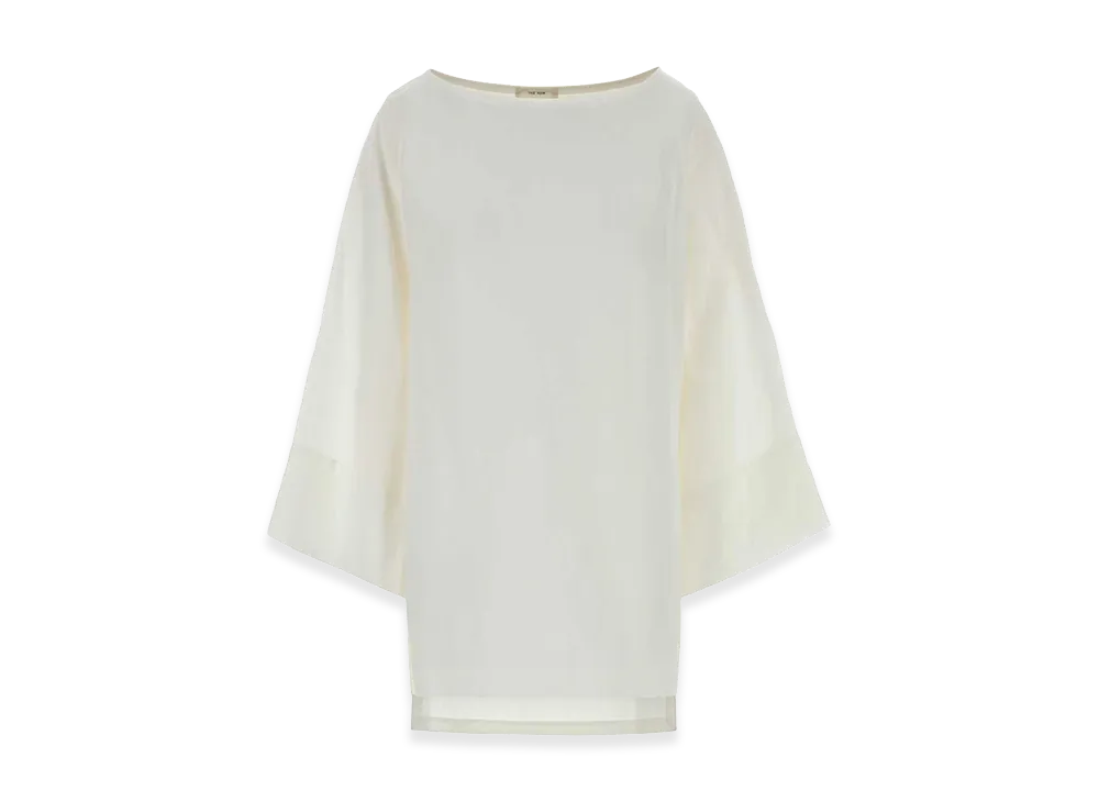 The Row Women's Linen Junia Blouse "White"