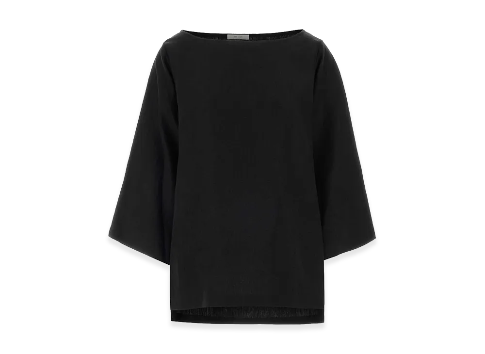 The Row Women's Linen Junia Blouse "Black"