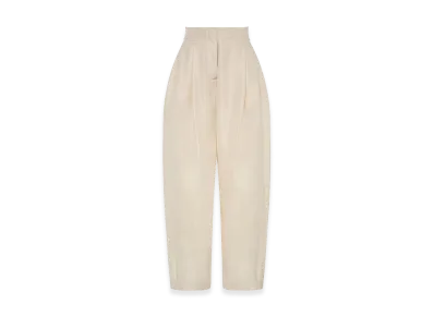 The Row Women's Kolina Silk Pants "Vanilla"