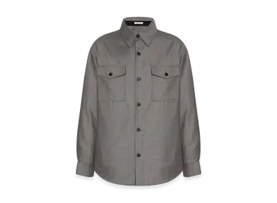 The Row Dashiell Virgin Wool Shirt "Grey"
