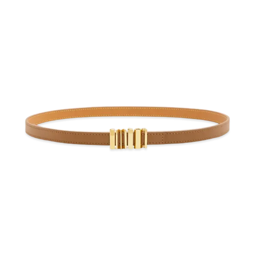 LOEWE Graphic Belt "Oak/Gold"