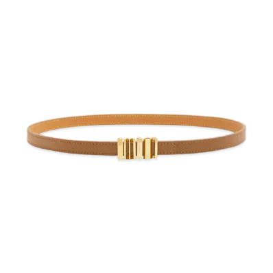 LOEWE Graphic Belt "Oak/Gold"