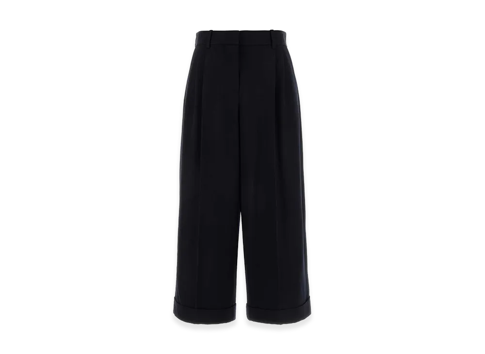 The Row Women's Wool Lior Pant "Midnight Blue"