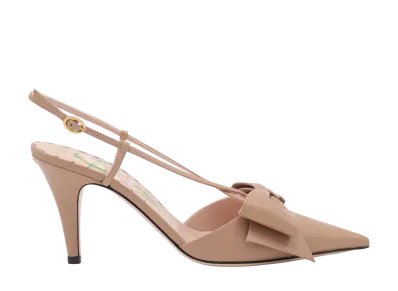 Valentino Garavani Women's Slingback Pumps Bowow "Pink"