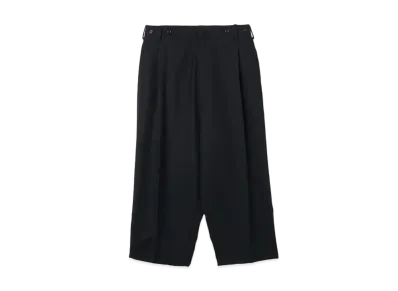 Yohji Yamamoto Y's WOOL HARD SERGE SAROUEL PANTS "Black"