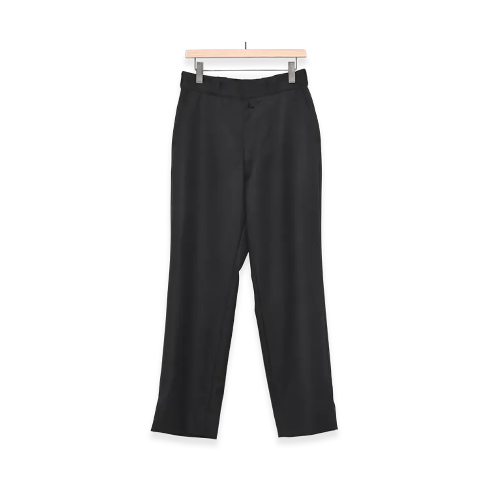 COMOLI Wool Serge Pants "Navy"