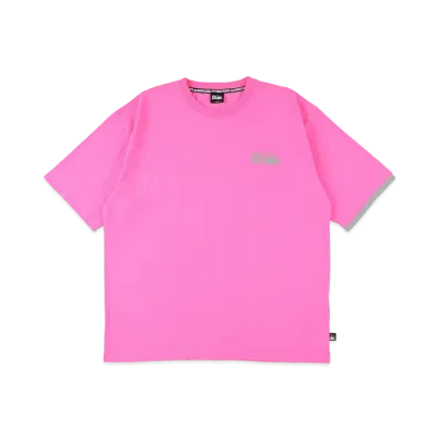 FIRST DOWN S/S PRINT TEE "Neon Pink"