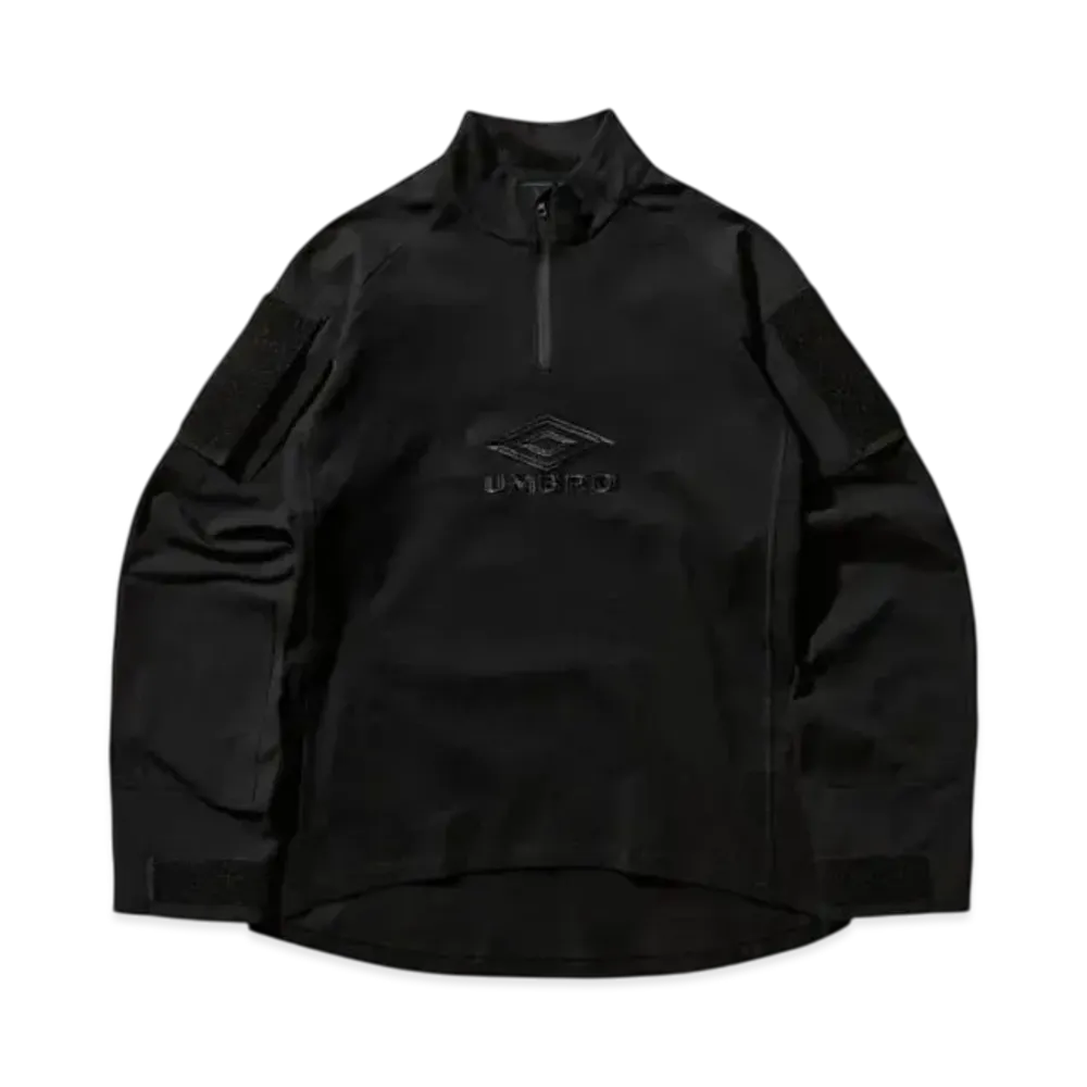 UMBRO Men's Tactical Half Zip Sweatshirt "Black"