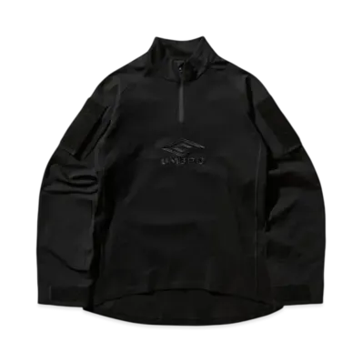 UMBRO Men's Tactical Half Zip Sweatshirt "Black"