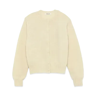 FUMIKA UCHIDA Shetland Cardigan "Ivory"