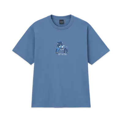 GU x GHOST IN THE SHELL S.A.C. Graphic T-shirt "Blue"