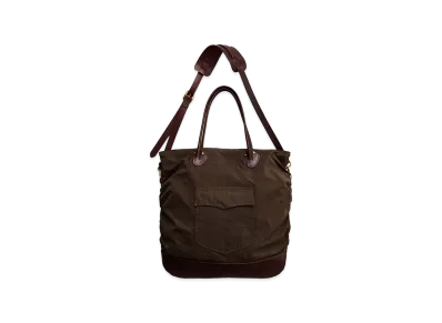 NICENESS L.Aphex Heinzman Shirring Bag "Olive/Brown"