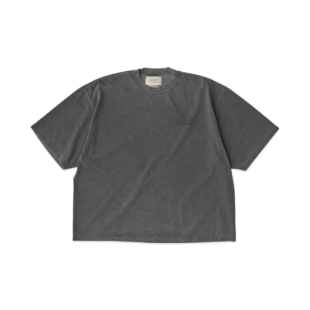 SEDAN ALL-PURPOSE Garment Dyed S/S Tee "Charcoal"