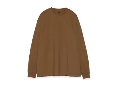 Graphpaper minus Botanical Dyed L/S Tee "Brown"