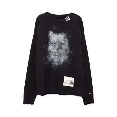 Maison MIHARA YASUHIRO Cat Printed Sweatshirt "Black"