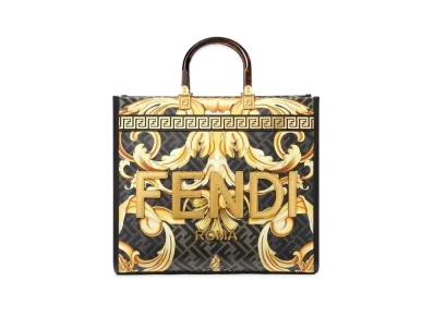 FENDI x Versace Fendace Sunshine Tote Bag "Gold"