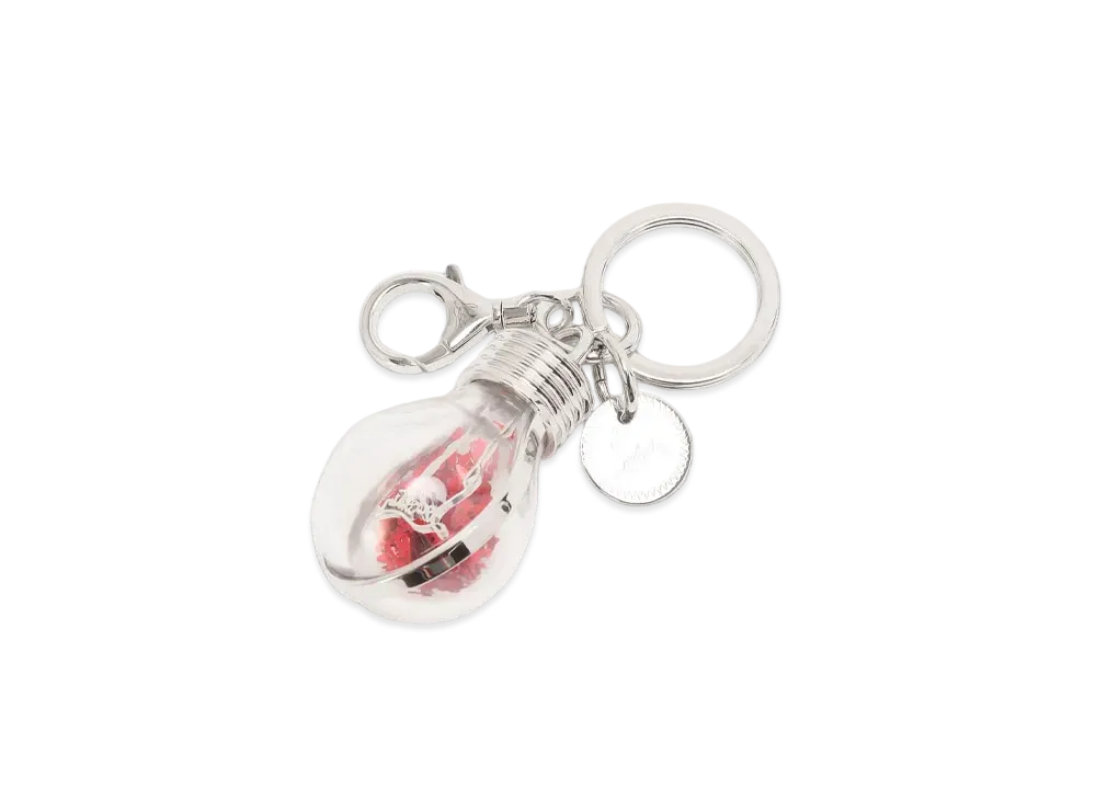 Christian Louboutin Edison Keyring "Red/Silver"