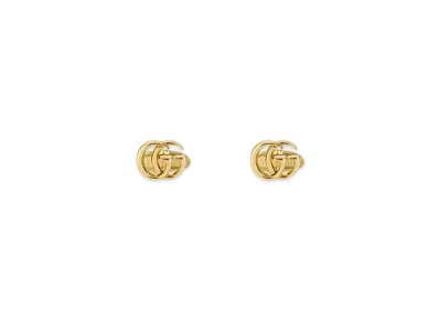 GUCCI Double G Yellow Gold Cufflinks