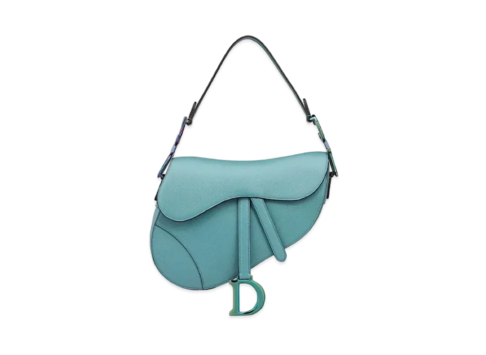 Dior Saddle Bag Graind Calfskin "Azur Blue"