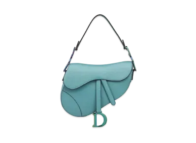 Dior Saddle Bag Graind Calfskin "Azur Blue"