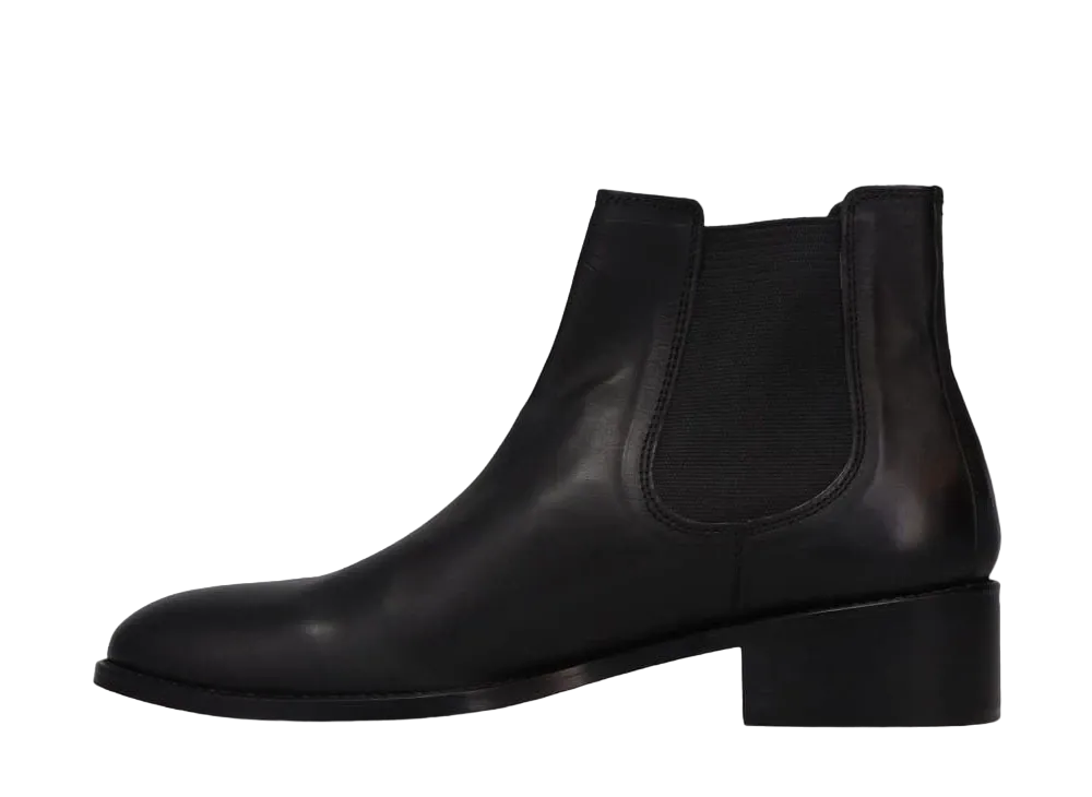 ARCOLLETTA PADRONE BL Sidegore Boots Midwest Exclusive with Baby Calf "Black"