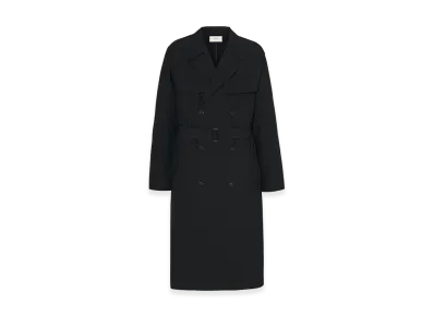 The Row Finnian Virgin Wool Coat "Black"