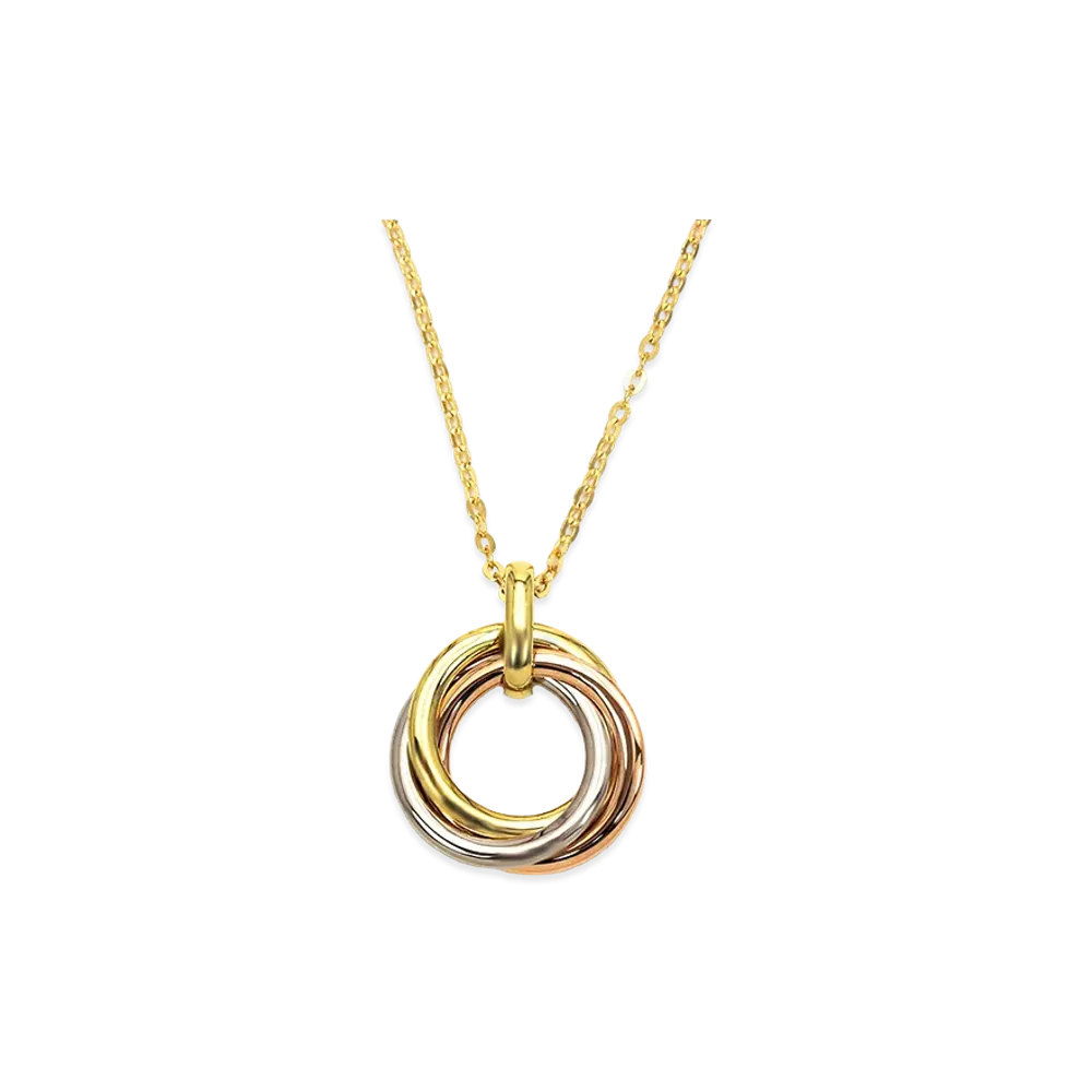 Cartier Women's 18K Trinity Pendant Small "Pink Gold/Yellow Gold/White Gold"