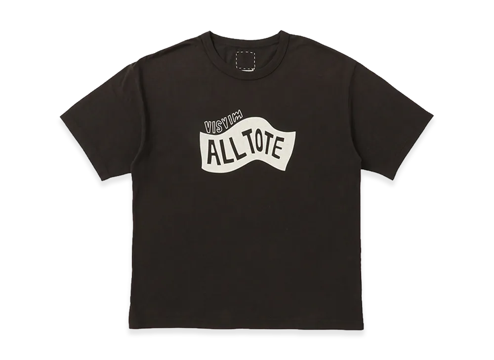 visvim Jumbo Tee S/S DMGD "Charcoal"