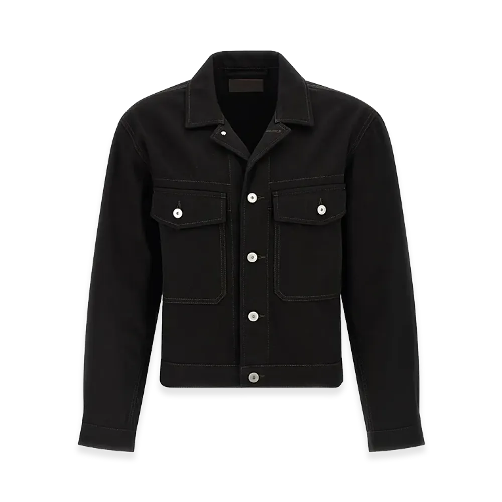 LEMAIRE 'Trucker' Jacket "Black"