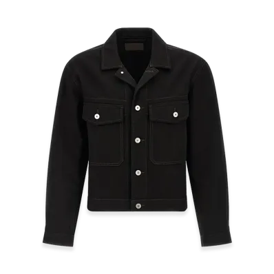 LEMAIRE 'Trucker' Jacket "Black"