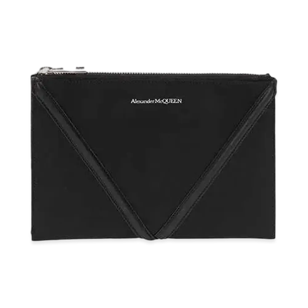 Alexander McQUEEN Harness Small Zip Pouch "Black"