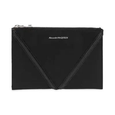 Alexander McQUEEN Harness Small Zip Pouch "Black"