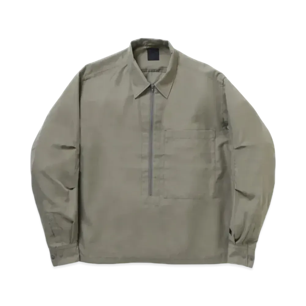 DAIWA PIER39 W's Tech Half Zip Shirt L/S "Wolf Gray"