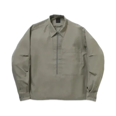 DAIWA PIER39 W's Tech Half Zip Shirt L/S "Wolf Gray"