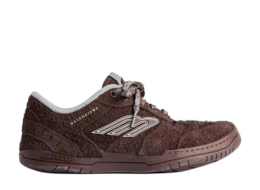 BALENCIAGA Hamptons Suede Sneaker "Dark Brown"