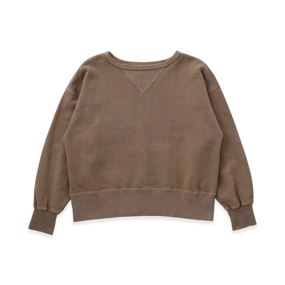 T.T Taiga Takahashi LOT.603 Sweat Shirt "Natural Dyed Walnut Beige"