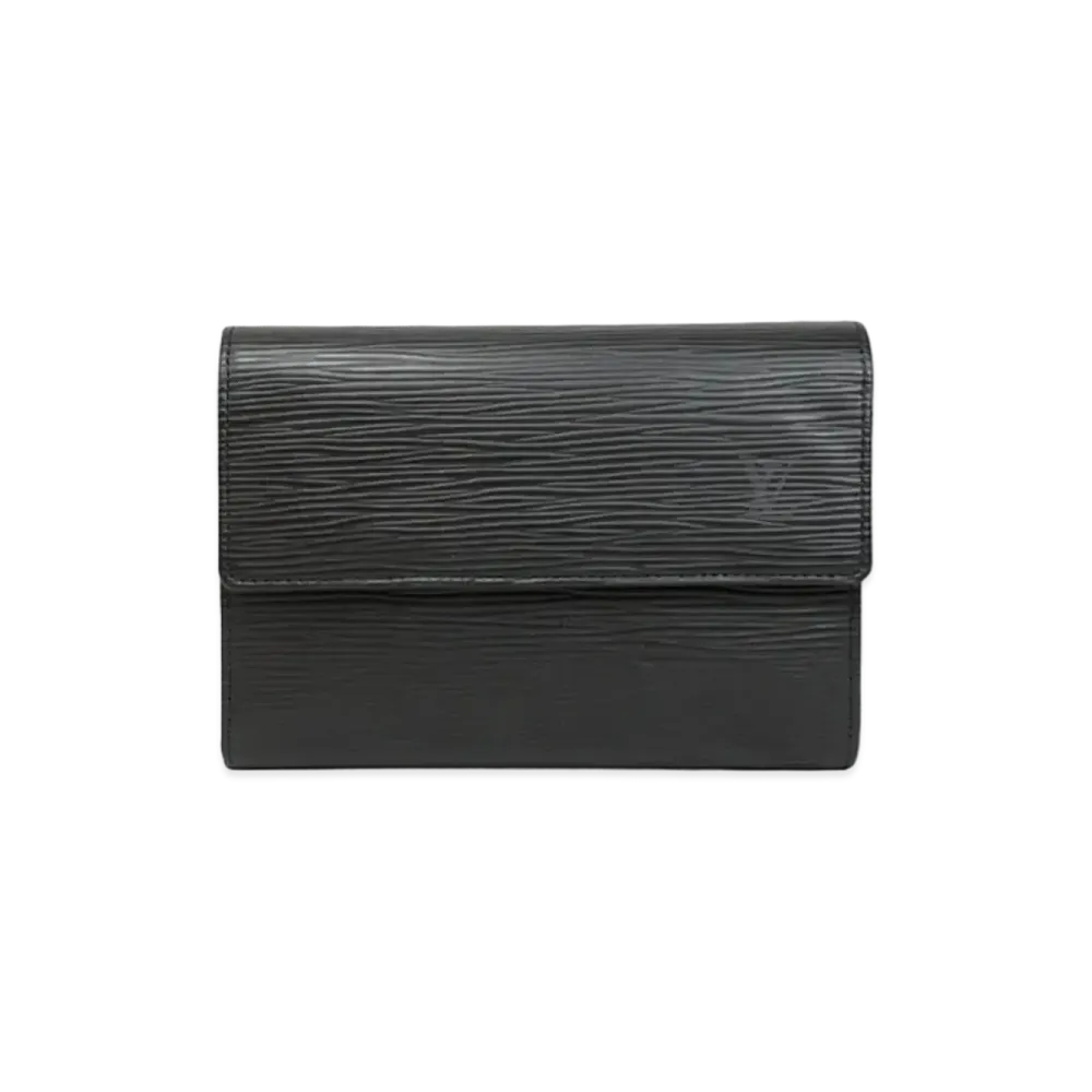 Louis Vuitton Epi Porte Tresor Etui Papier "Noir"
