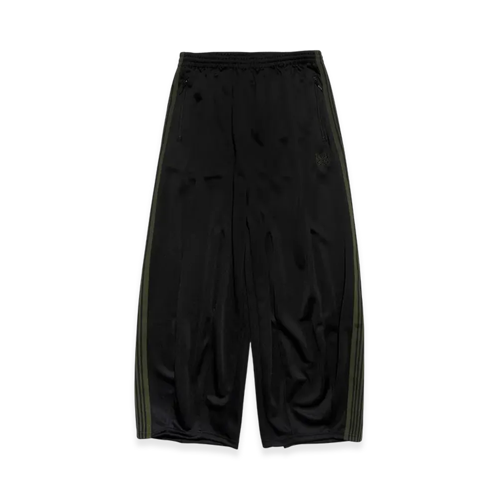 NEEDLES x STUDIOUS H.D. Track Pant - Poly Smooth "Black"