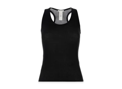 The Row Women's Cotton Cendrea Tank Top "Black"
