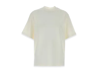 The Row Women's Stretch Linen Estavo T-Shirt "White/Ivory"