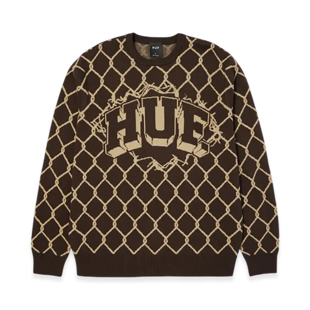 HUF Breakthrough Crewneck Sweater "Bison"
