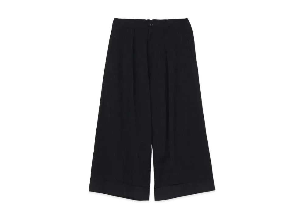 Yohji Yamamoto Y's TWILL STRIPE FRONT TUCK MACKIN PANTS "Navy"