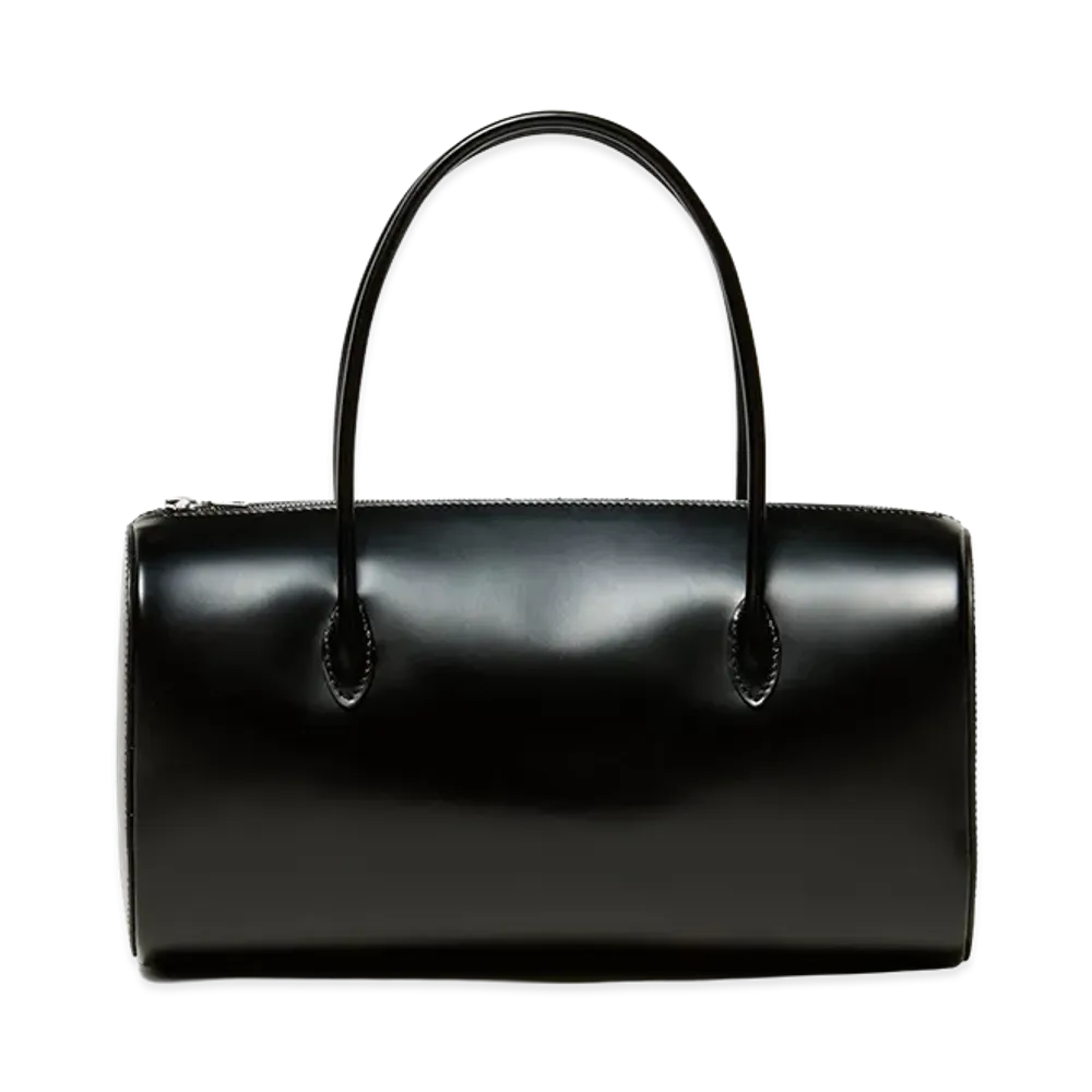 AURALEE Leather Boston Bag Made By Aeta "Black"