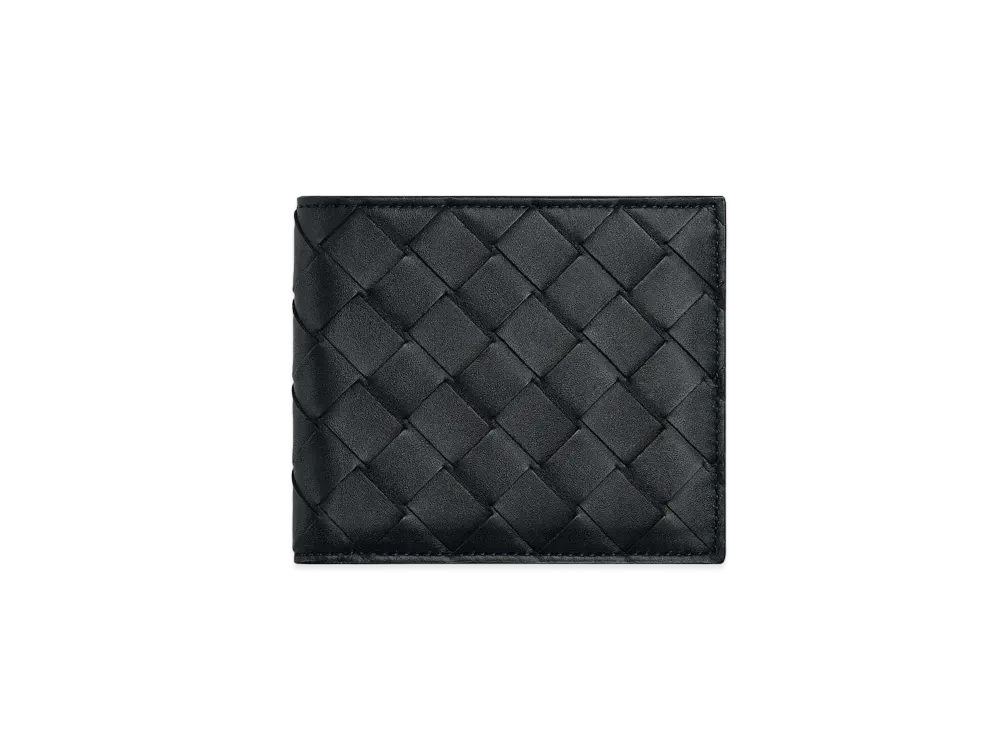 Bottega Veneta Bifold Wallet "Black Cobalt"