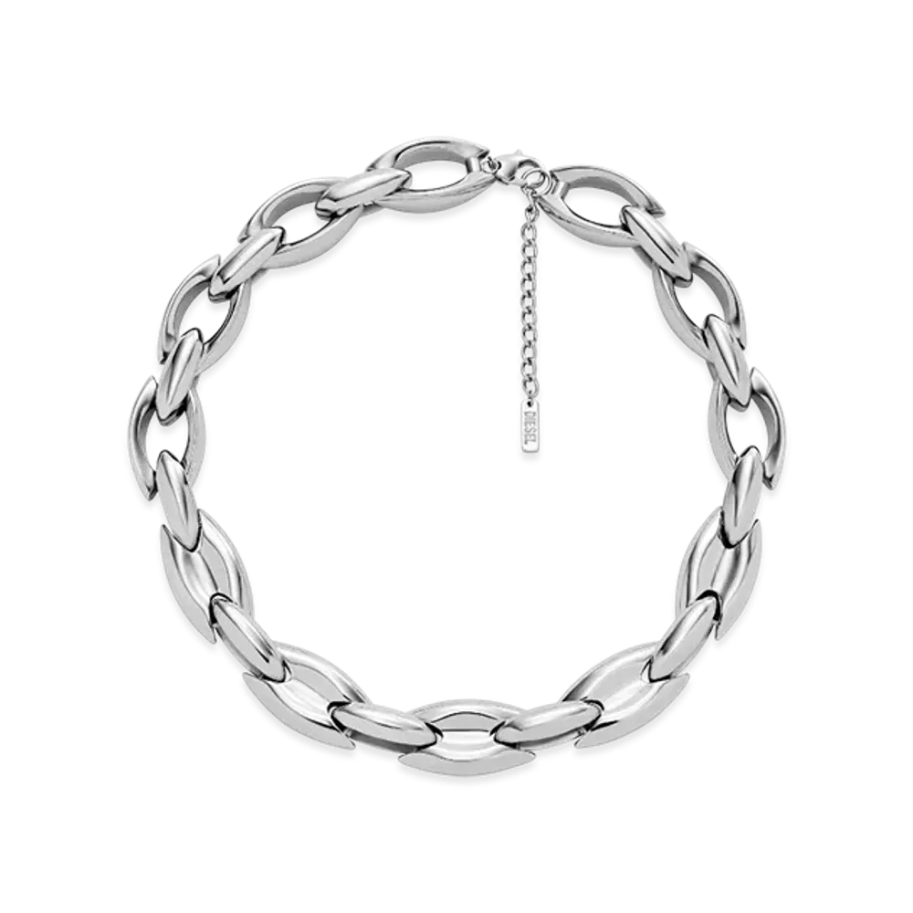 Diesel Dx1586040 Jewel Stainless Steel Chain Necklace "Silver"