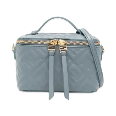 FENDI Women's Vanity Crossbody Bag "Light Blue"