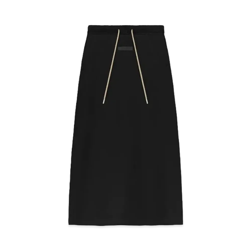 FEAR OF GOD ESSENTIALS Women's Jersey Skirt "Jet Black"